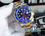 Buy High Quality Copy Rolex Submariner Blue Dial 2-Tone Gold Watch
